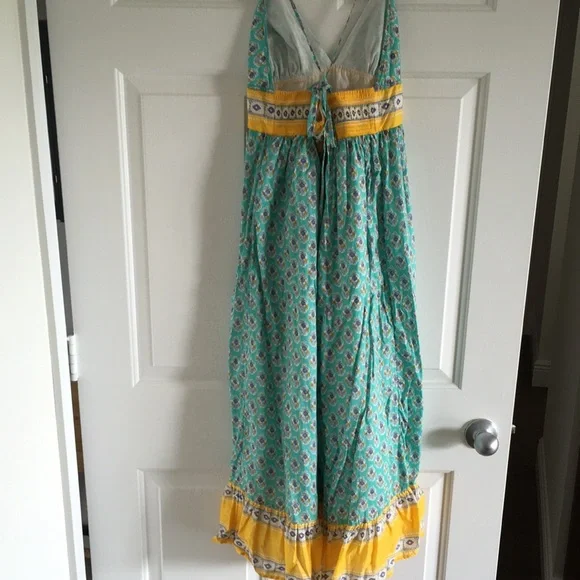 NWOT J Crew SZ Blockprints cotton tie top midi dress M - Picture 6 of 12